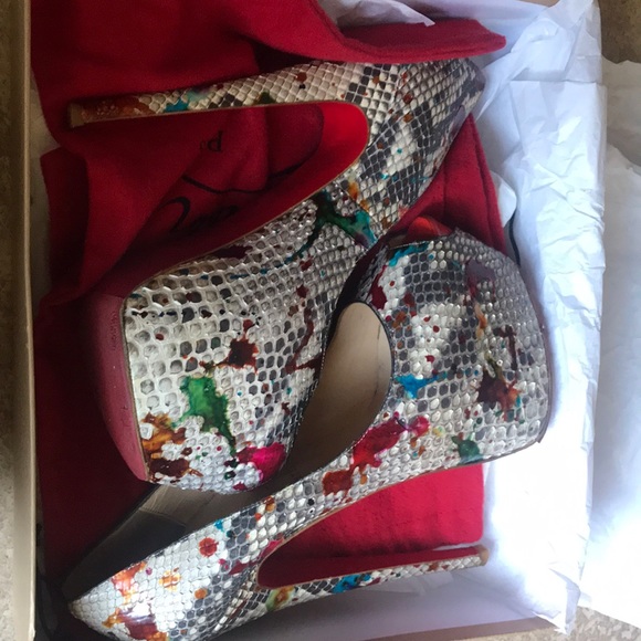 Christian Louboutin Highness 160 Python Carnaval - Picture 6 of 9